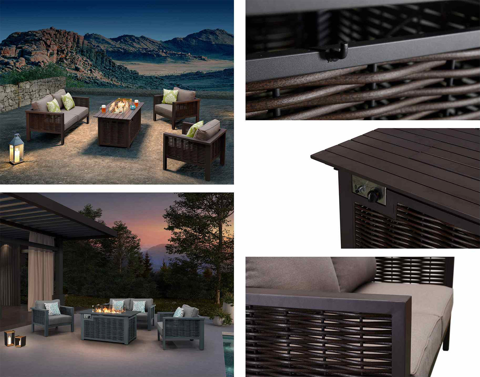 Big order for Dallas patio tables with propane fire pits from UK retailers